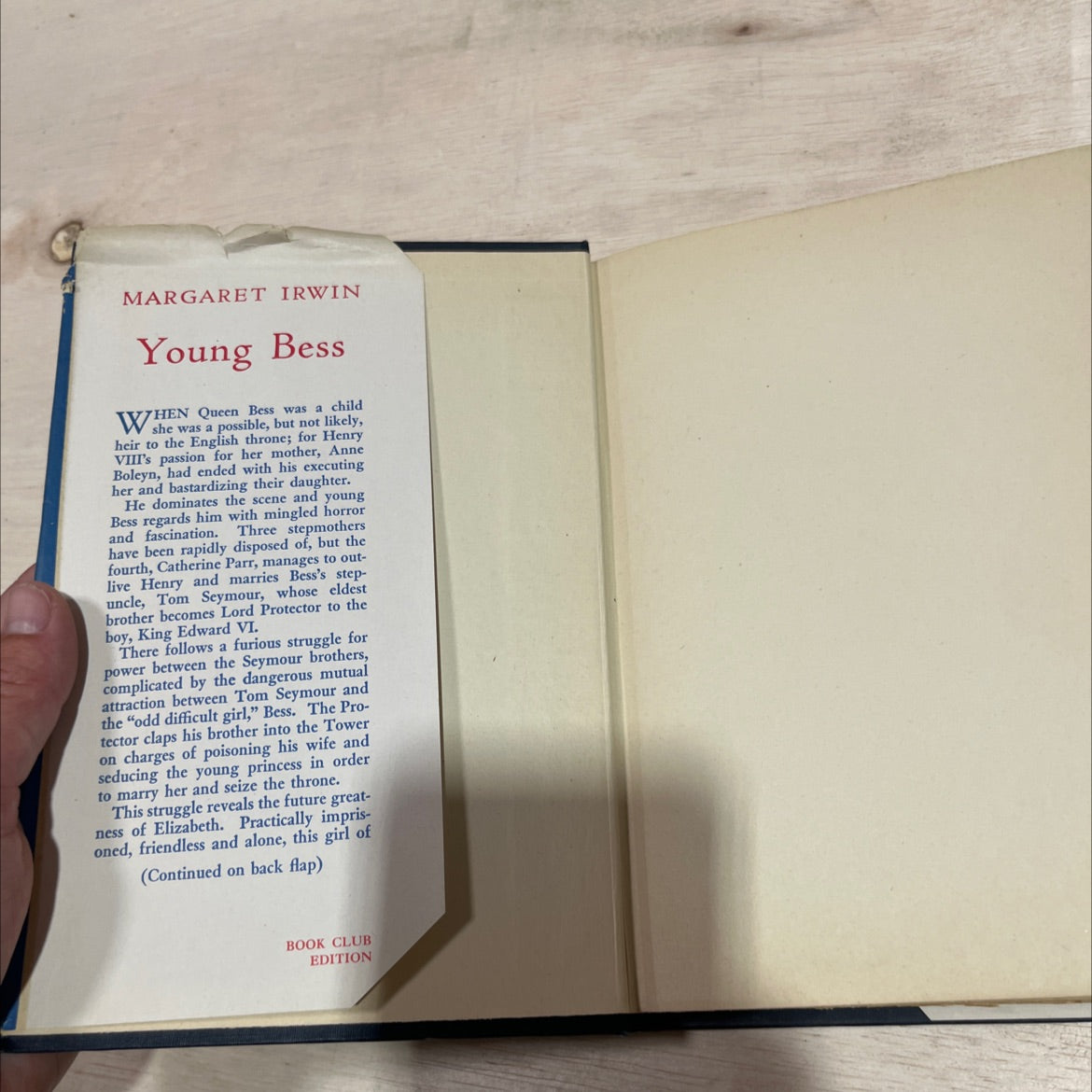 young bess book, by margaret irwin, 1945 Hardcover image 4