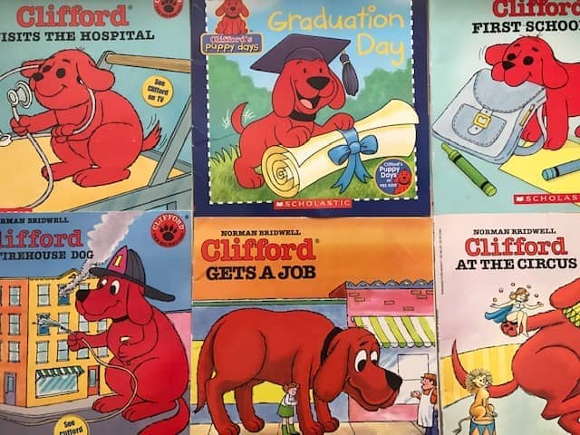 TheBookBundler Bulk Books 10 Books Clifford the Big Red Dog Books