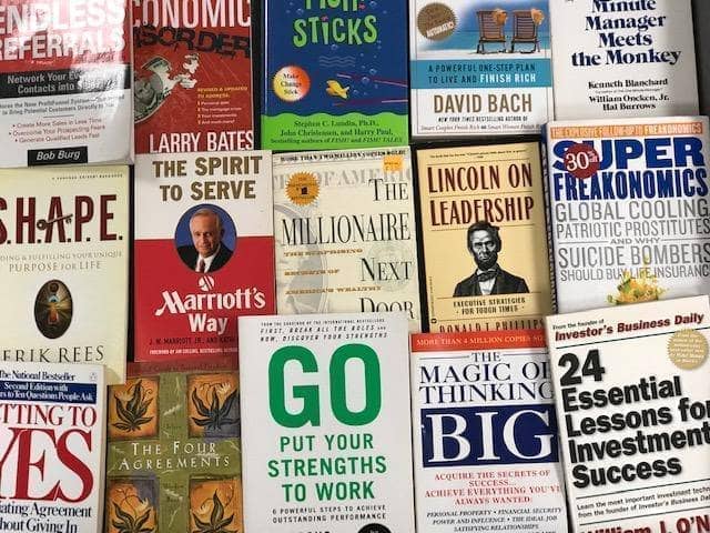 TheBookBundler Bulk Books 10 books / Premium Used Business, Money, Inspiration Bestseller Books Paperbacks