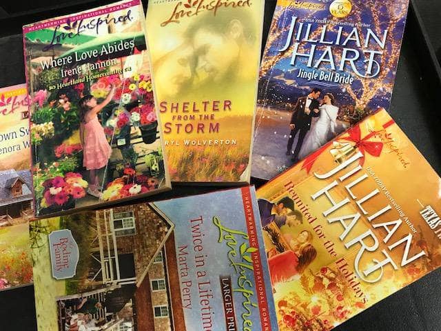 TheBookBundler Bulk Books 10 books / Premium Used Love Inspired Inspirational Romance <br> Mass Market Paperback