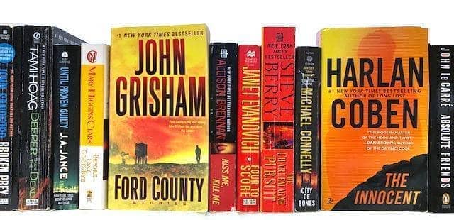 TheBookBundler Bulk Books 10 Paperbacks / Premium Used Mystery, Suspense, Thriller Paperback Books