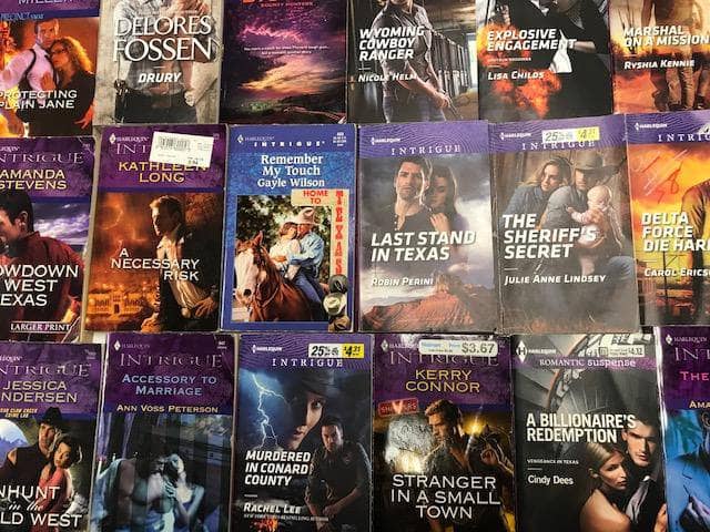 TheBookBundler Bulk Books 5 books / Premium Used Harlequin Romance Intrigue & Suspense Books