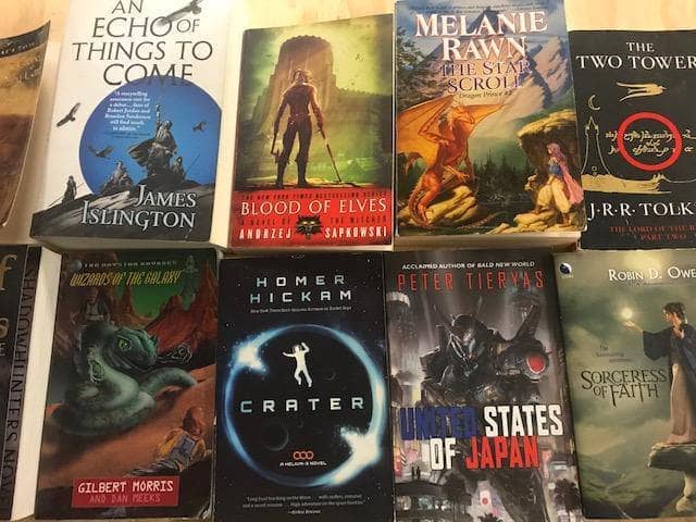 TheBookBundler Bulk Books 5 Books / Premium Used Science Fiction & Fantasy Adventure Books <br> Trade Paperbacks