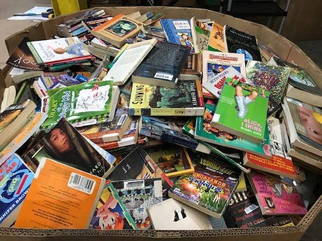TheBookBundler Pallets of Bulk Books Pallet of bulk kids books <br> BEATER paperback chapter books