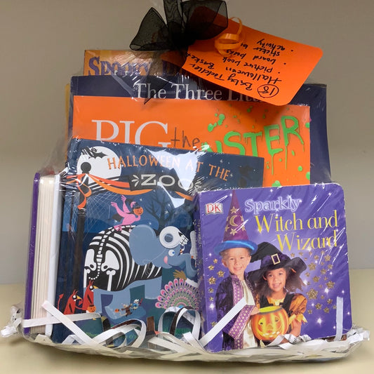 Halloween Baby Toddler: 18 Books- Book Gift Basket8