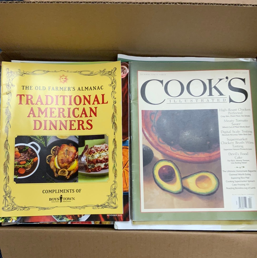 Magazines: Food and Cooking, 70 count- Book Bundle by Theme