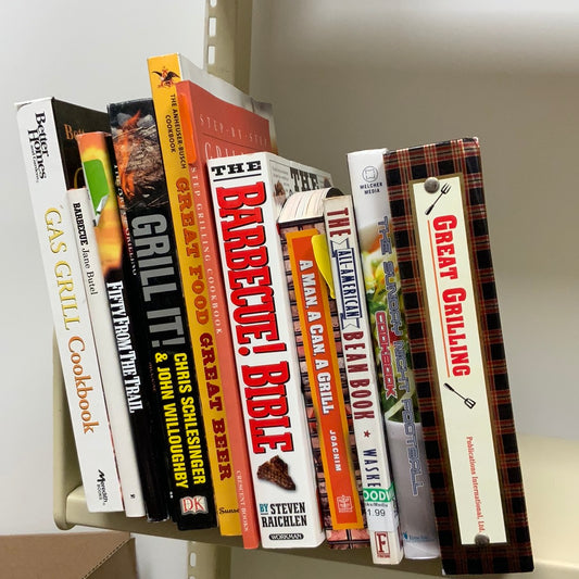 BBQ and Grilling Cookbooks: 12 Books- Book Bundle by Theme