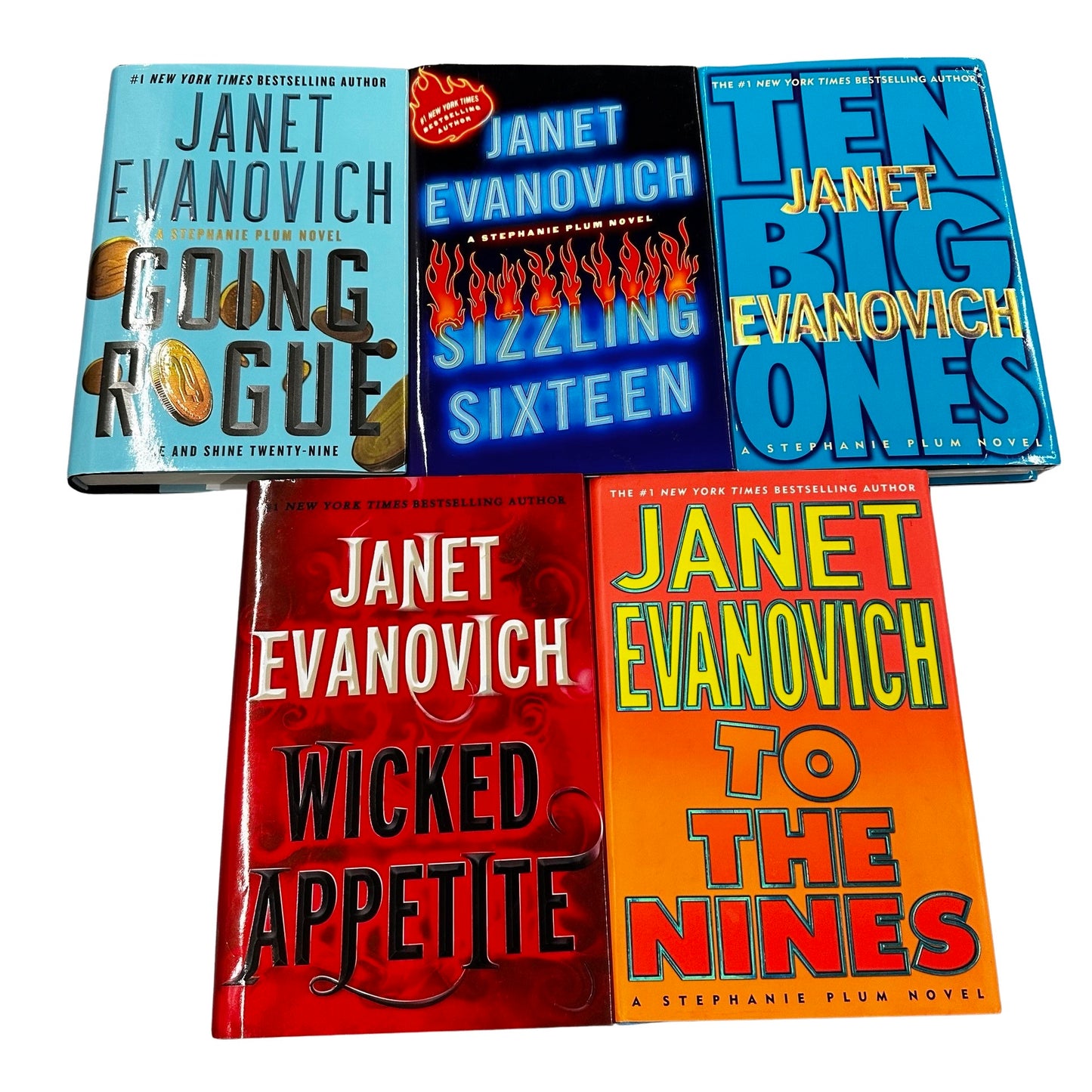 Janet Evanovich books - Hardcovers