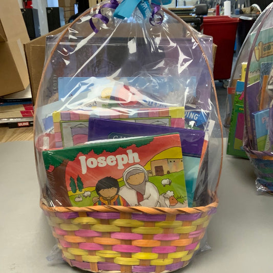 Christian Elementary Easter- Book Gift Basket