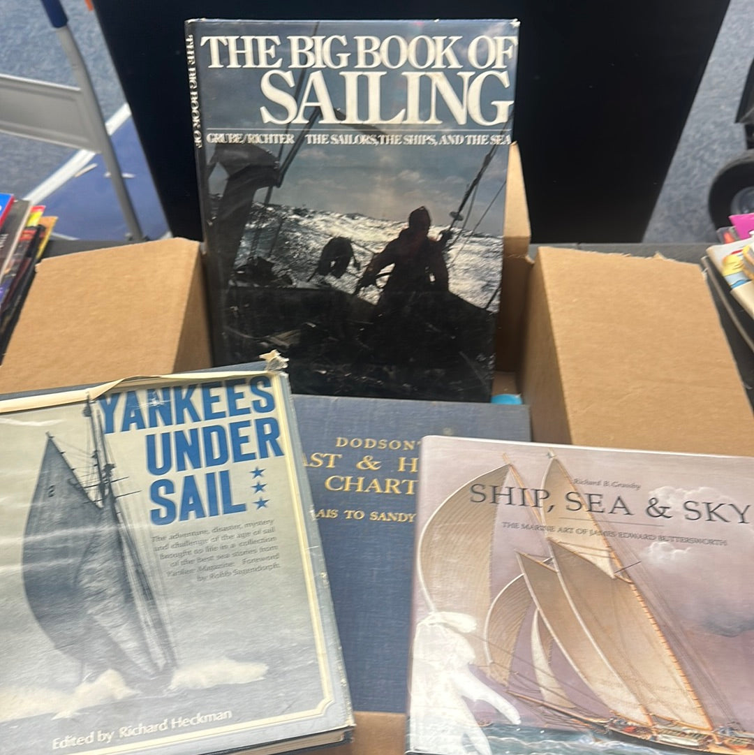 Vintage Sailing books - Book Bundle by theme