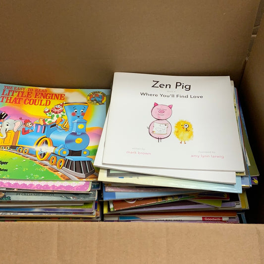 Kid’s Square Paperback: 200 Books- Book Bundle by theme