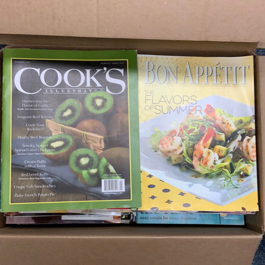 Magazines: Food and Cooking, 75 count- Book Bundle by Theme