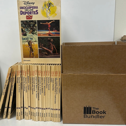 Spanish Disney Sports Encyclopedia complete 25 book set- Book Bundle by theme