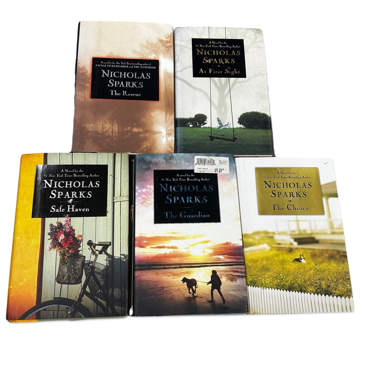 Nicholas Sparks books - Hardcovers