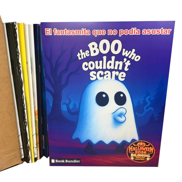 Bilingual Spanish English Halloween Kids Book Bundle 2026