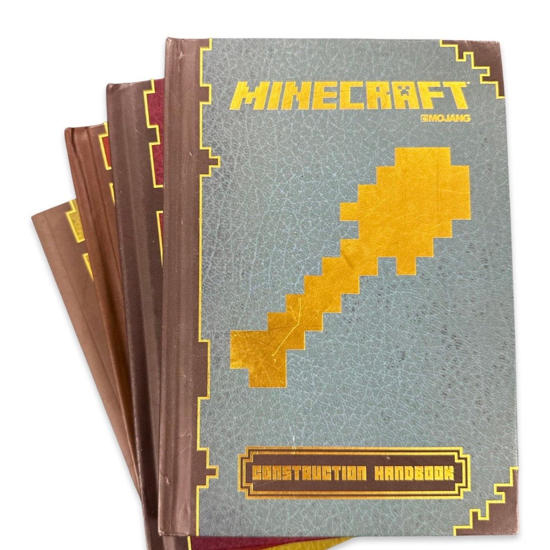 Minecraft Official Handbooks - 4 book Set