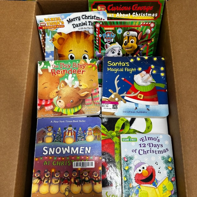 Baby Toddler Christmas Book Box
