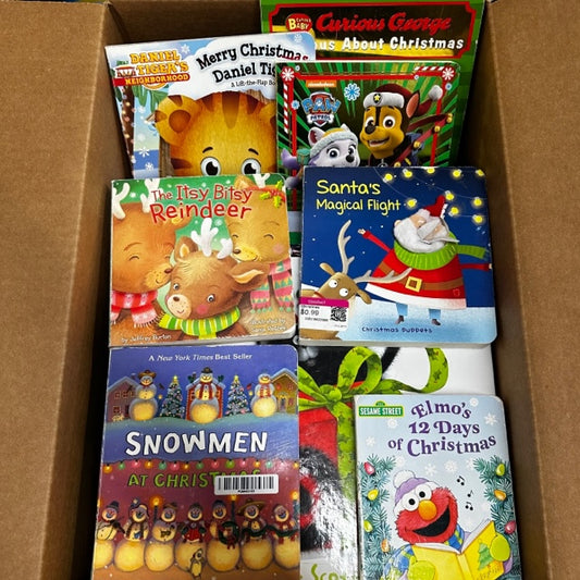 Baby Toddler Christmas Book Box