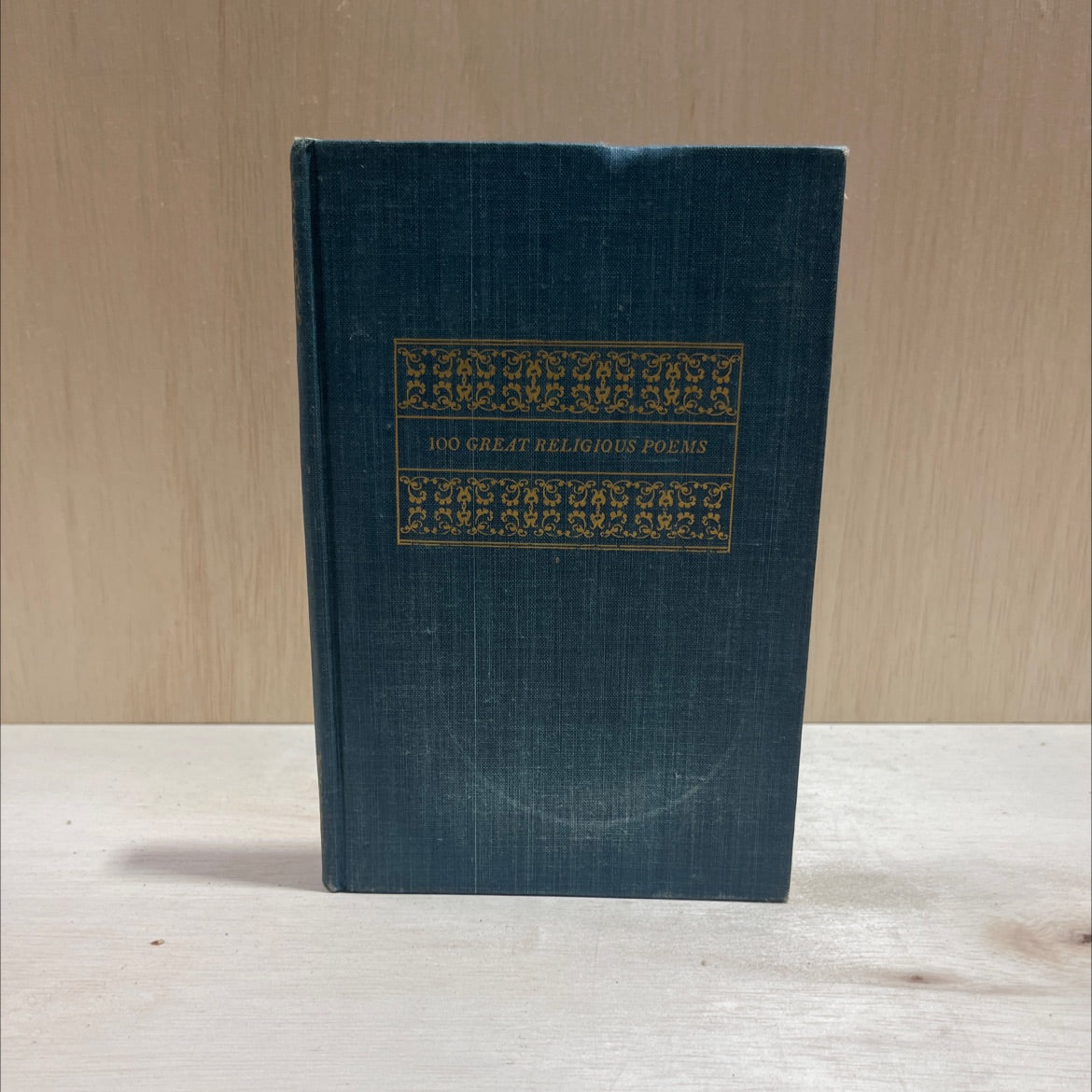 100 great religious poems book, by Randolph Ray, 1951 Hardcover image 1