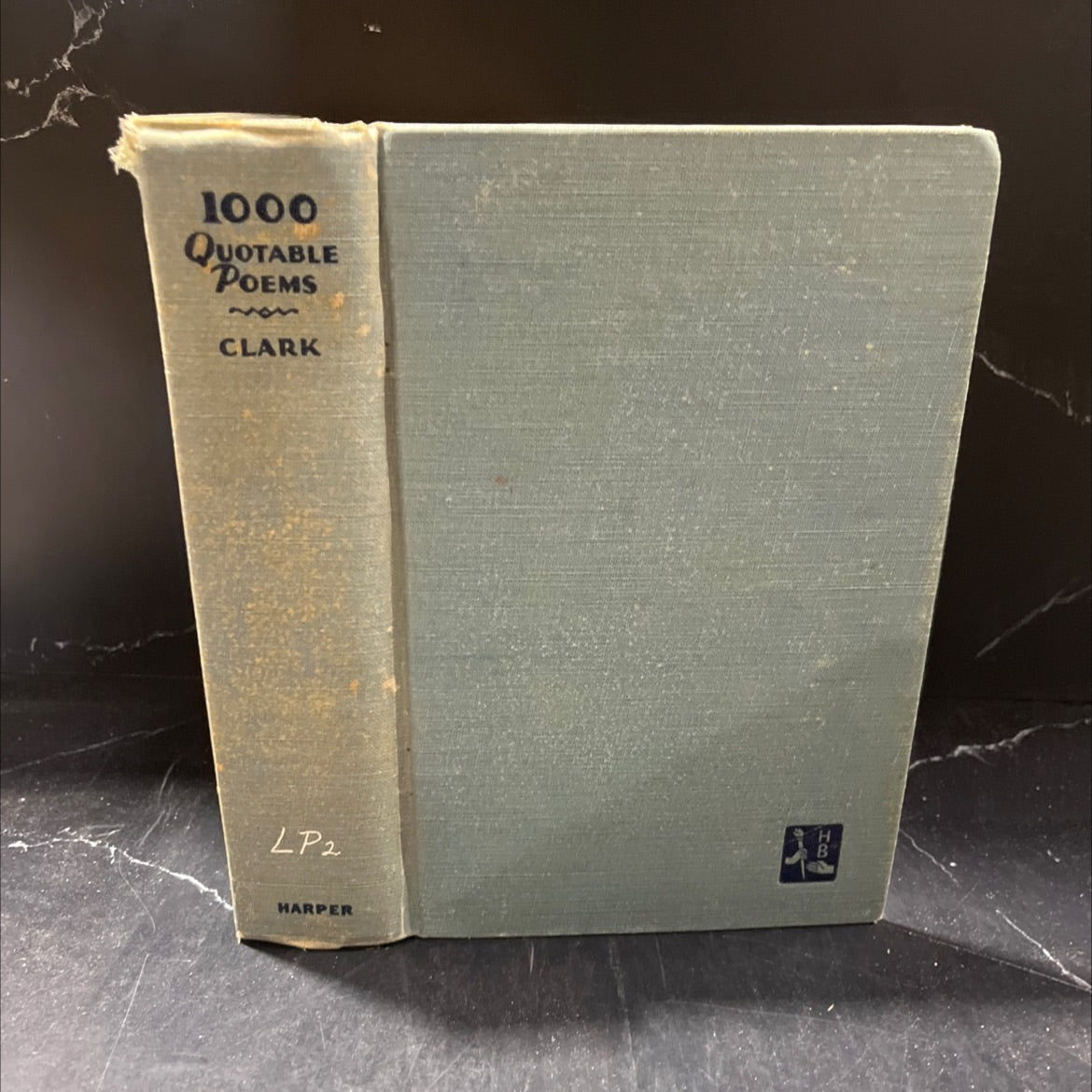 1000 quotable poems book, by Thomas Curtis Clark and Esther A. Gillespie, 1937 Hardcover image 1