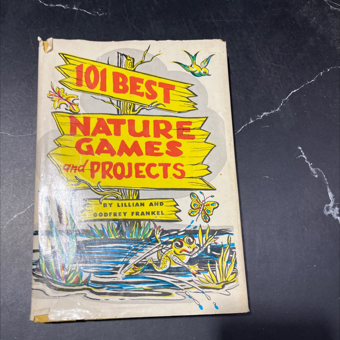 101 best nature games and projects book, by Lillian and Godfrey Frankel, 1959 Hardcover image 1