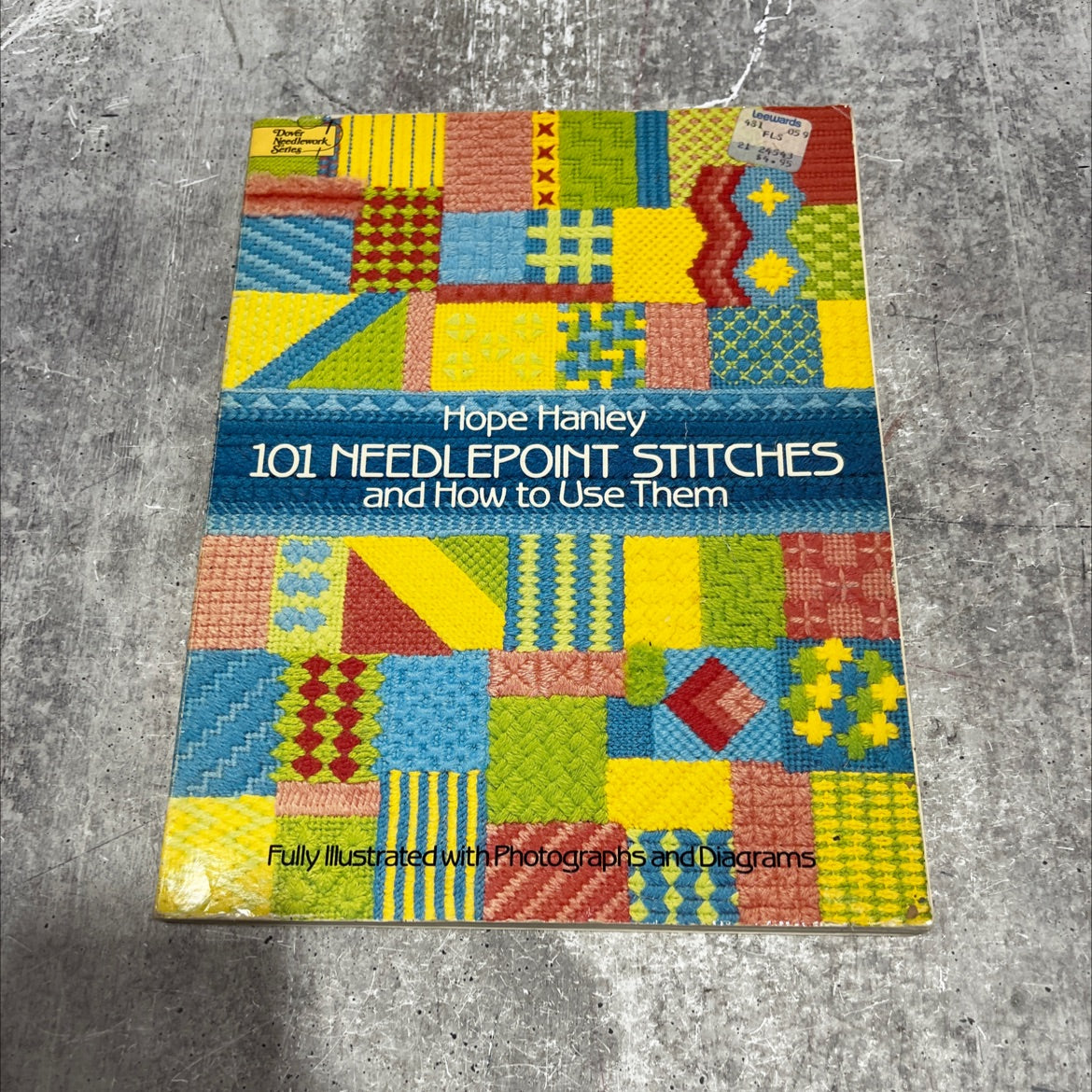 101 needlepoint stitches and how to use them book, by Hope Hanley, 1986 Paperback image 1