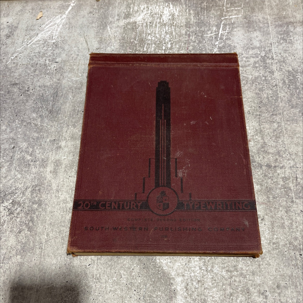 20th century typewriting book, by D. D. lessenberry, E. A. jevon, 1933 Hardcover image 1