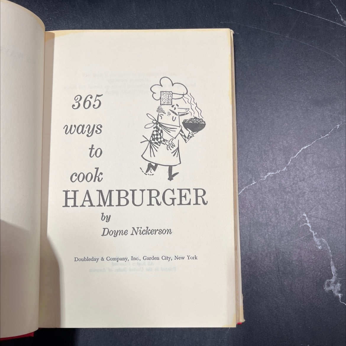 365 ways to cook hamburger book, by Doyne Nickerson, 2000 Hardcover image 2
