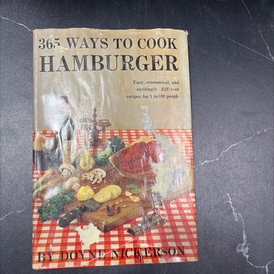 365 ways to cook hamburger book, by Doyne Nickerson, 2000 Hardcover image 1
