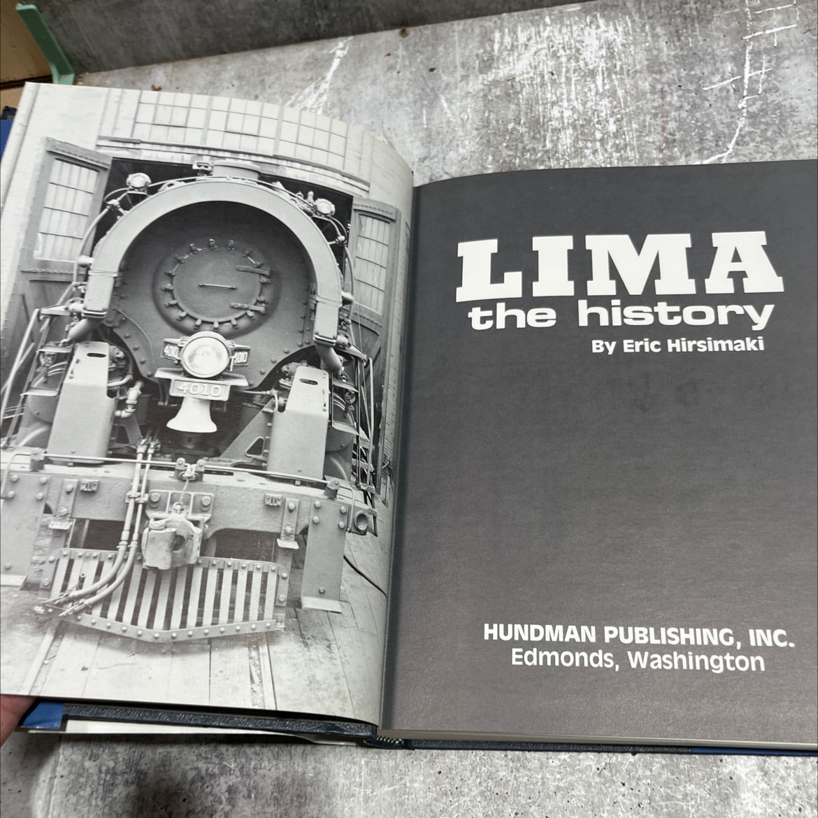4010 bloy lima the history book, by Eric Hirsimaki, 1986 Hardcover image 2