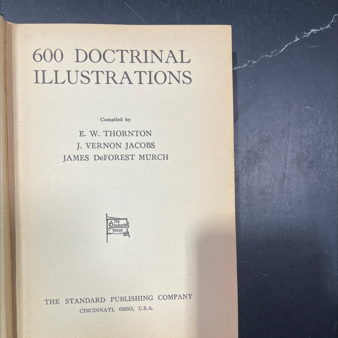 600 doctrinal illustrations book, by E. W. thornton, J. vernon jacobs, james deforest murch, 1941 Hardcover image 2