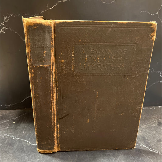 a book of english literature selected and edited by franklyn bliss snyder and robert grant martin book, by franklyn image 1