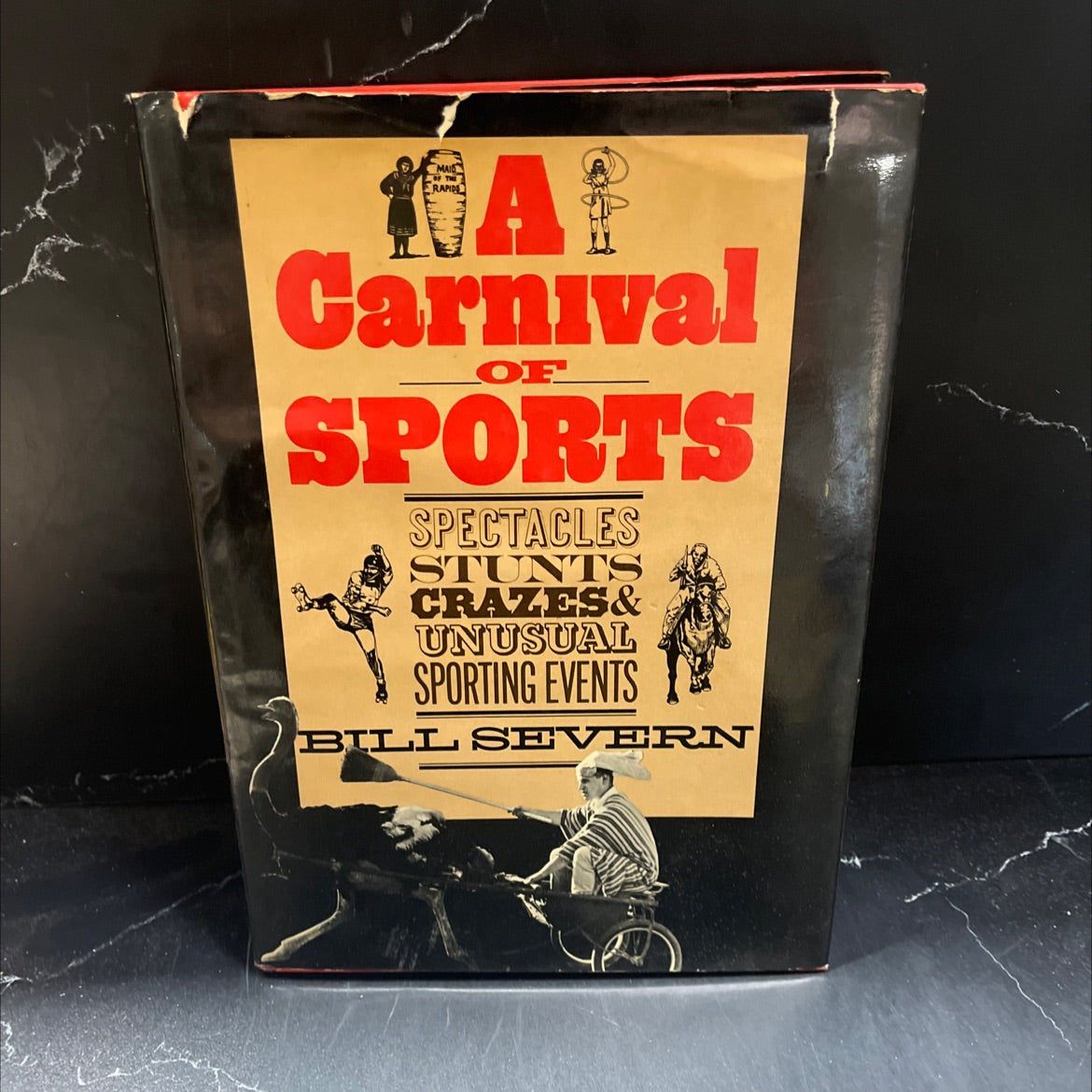 a carnival of sports be spectacles, stunts, crazes, and unusual sports events book, by bill severn, 1976 Hardcover image 1
