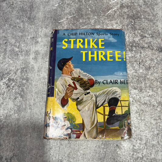 a chip hilton sports story strike three book, by clair bee, 1991 Hardcover image 1