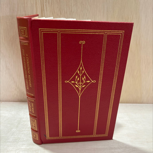 a christmas memory the thanksgiving visitor book, by truman capote, 1967 Leather, Vintage image 1