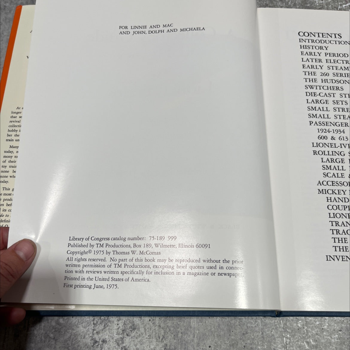 a collector's guide and history to lionel trains volume i: prewar o gauge book, by tom mccomas & james tuohy, 1975 image 3