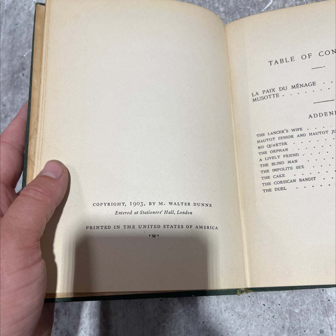 a comedy of marriage musotte the lancer's wife and other tales book, by guy de maupassant, 1903 Hardcover image 3