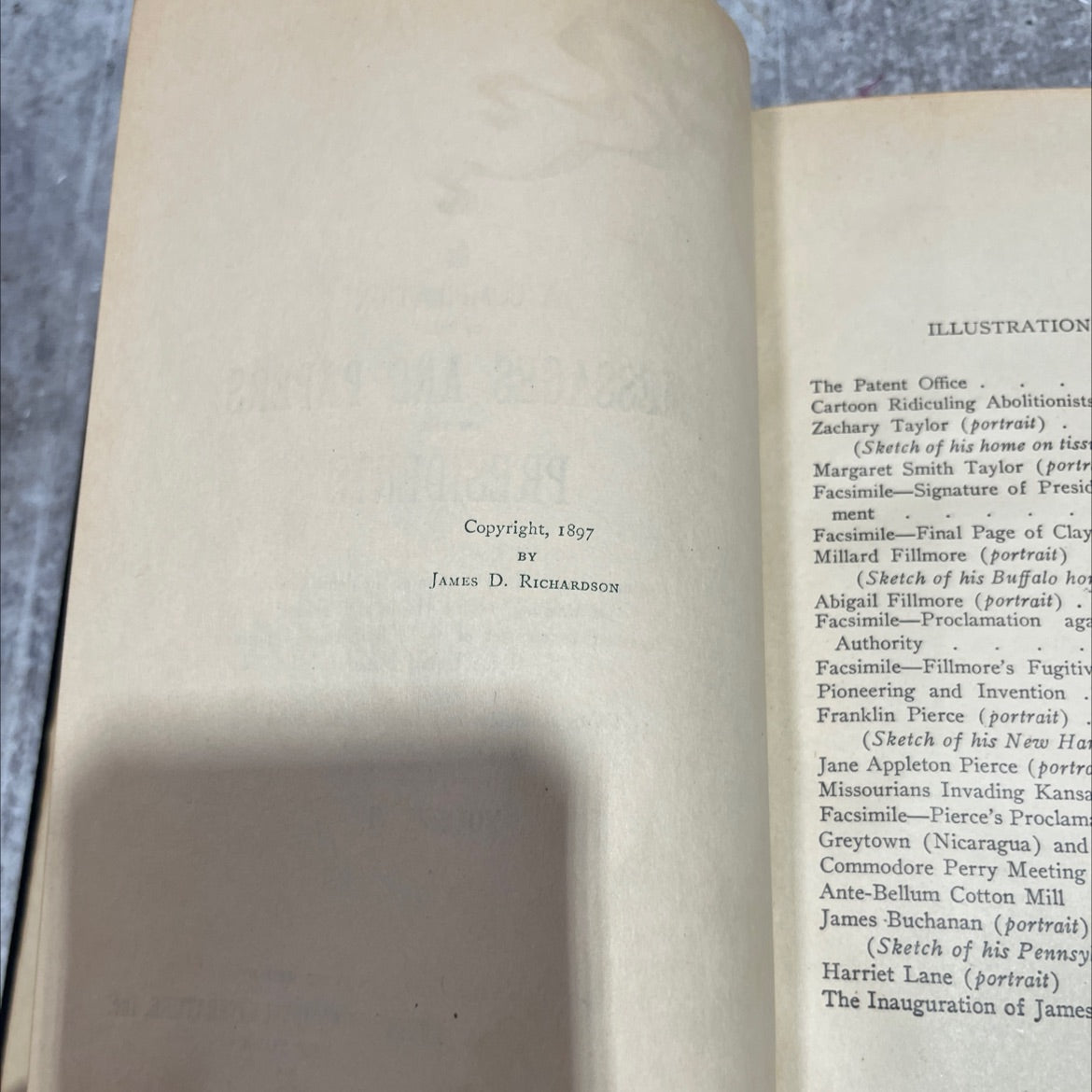 a compilation of the messages and papers of the presidents book, by james d. richardson, 1897 Hardcover image 3