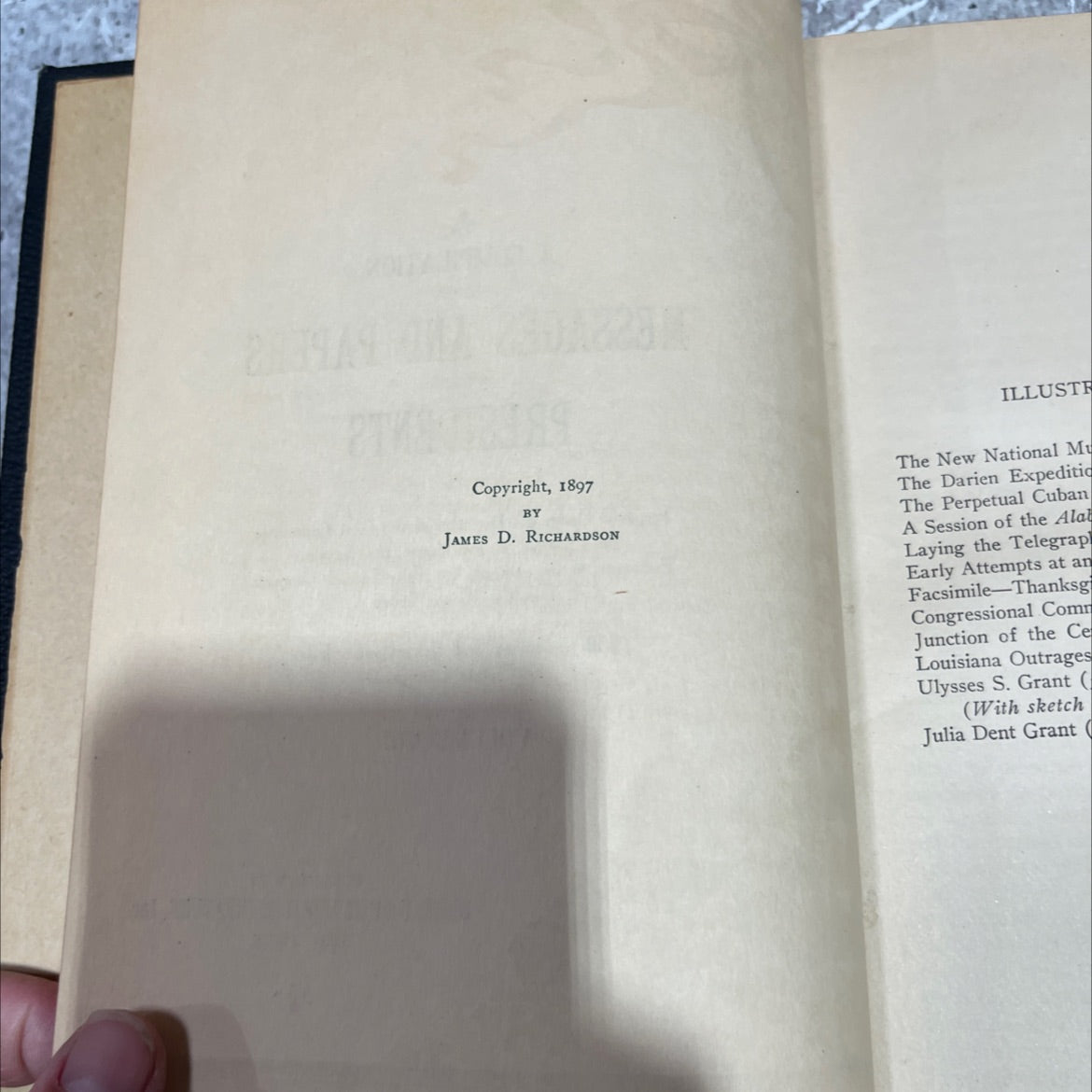 a compilation of the messages and papers of the presidents book, by james d. richardson, 1897 Hardcover image 3