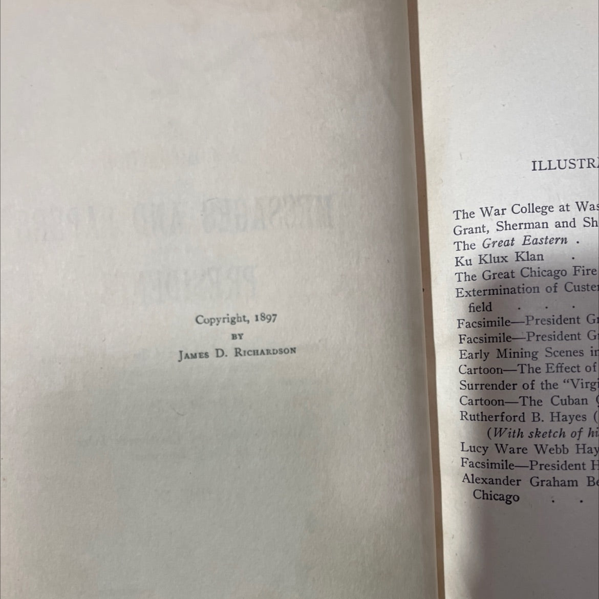 a compilation of the messages and papers of the presidents book, by james d. richardson, 1897 Leather image 3
