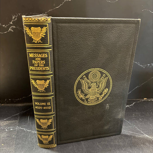 a compilation of the messages and papers of the presidents book, by james d. richardson, 1897 Leather image 1
