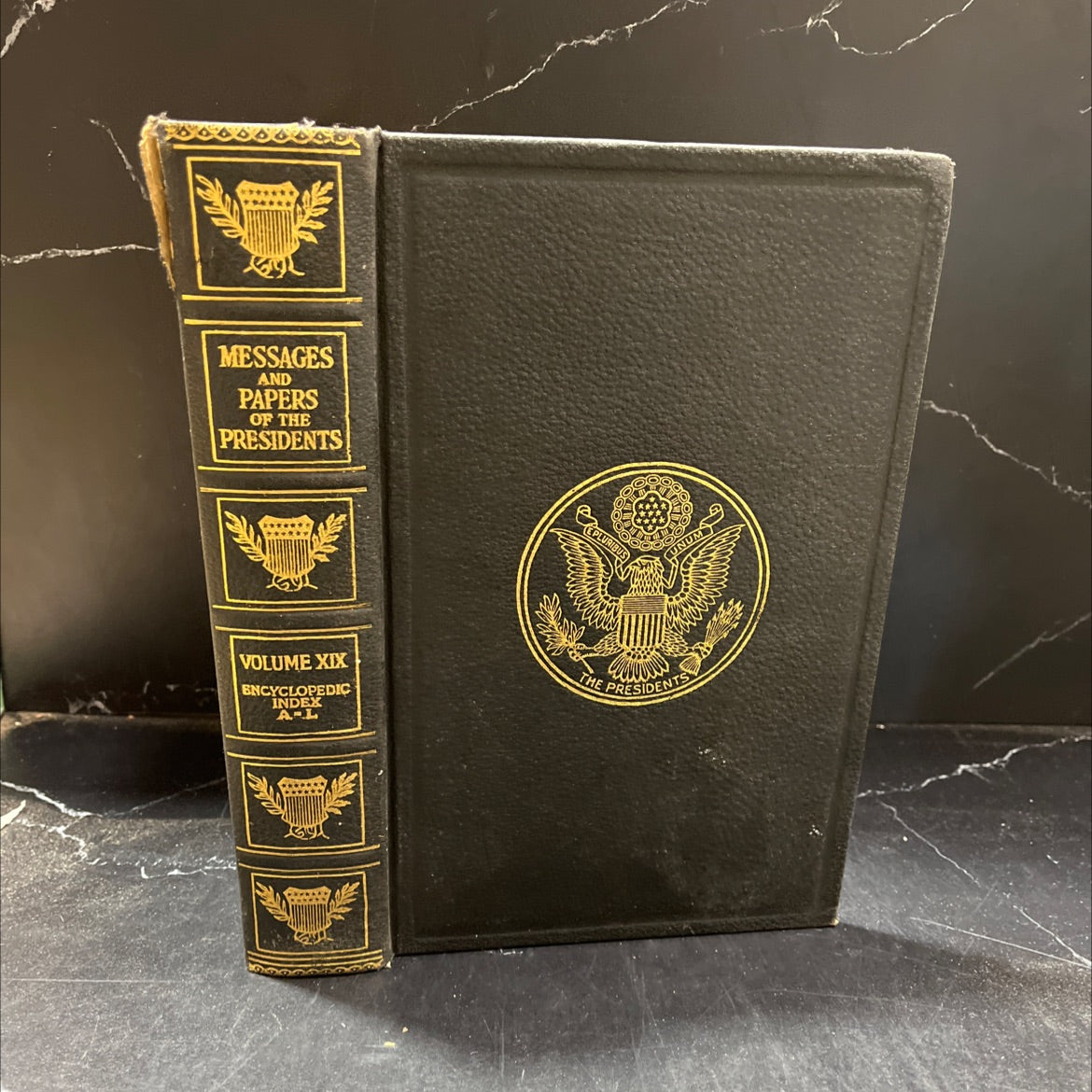a compilation of the messages and papers of the presidents book, by unknown, 1917 Leather image 1