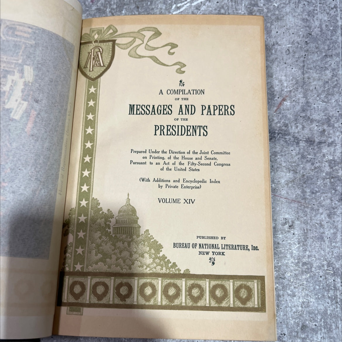 a compilation of the messages and papers of the presidents book, by unknown, 1970 Hardcover image 2