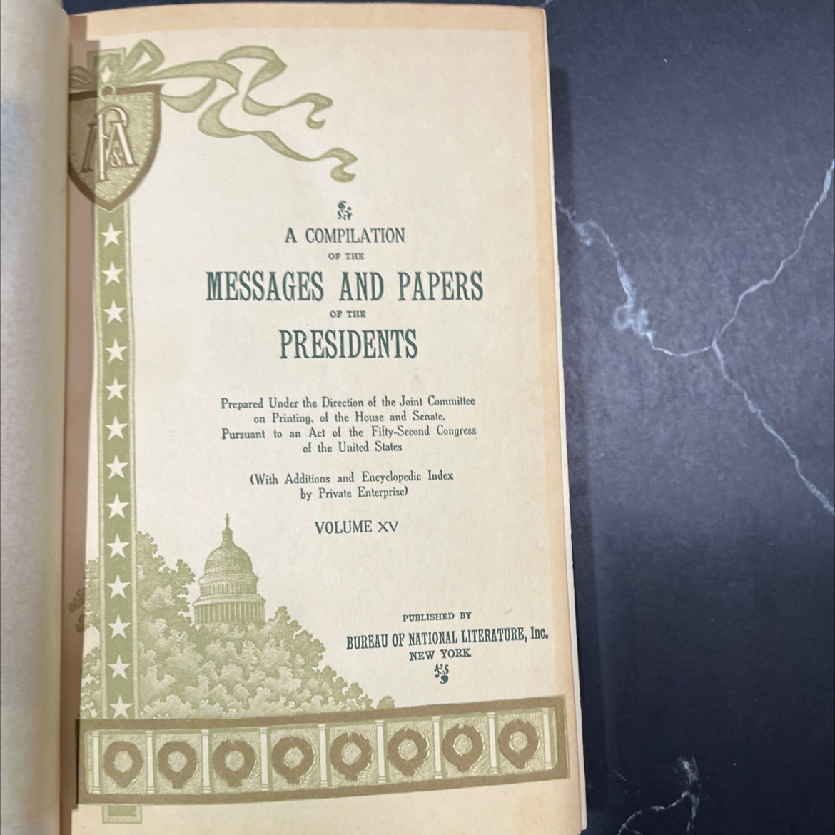 a compilation of the messages and papers of the presidents book, by unknown, 1970 Leather image 3