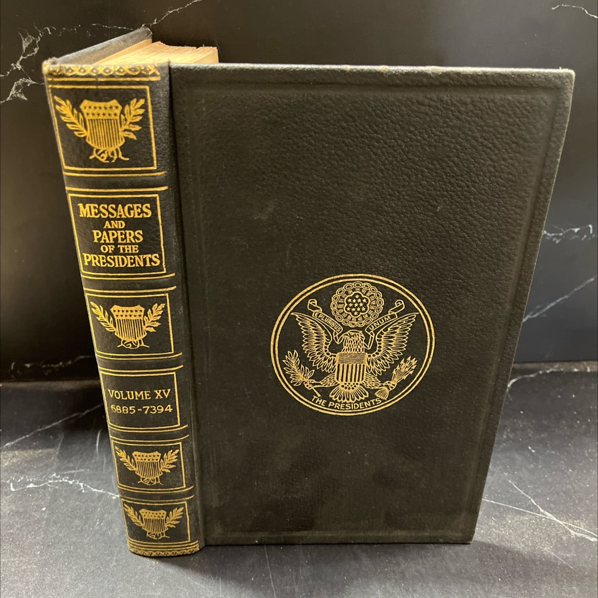 a compilation of the messages and papers of the presidents book, by unknown, 1970 Leather image 1