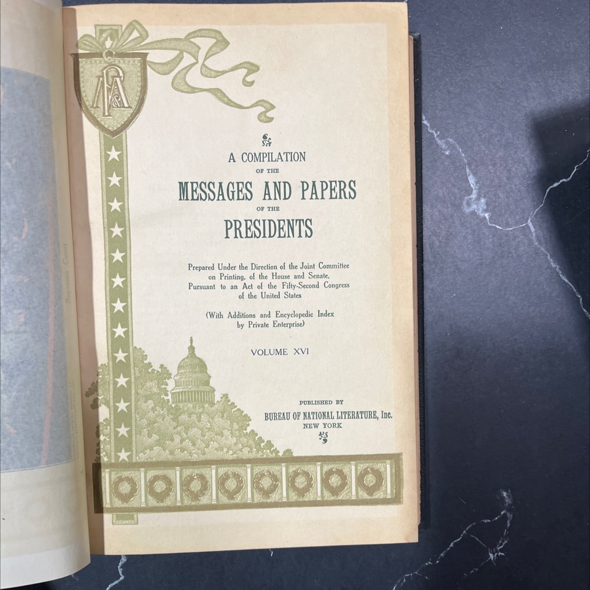 a compilation of the messages and papers of the presidents book, by unknown, 1970 Leather image 2