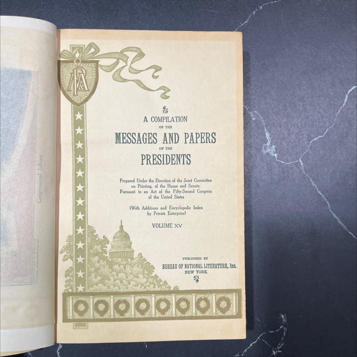 a compilation of the messages and papers of the presidents book, by unknown, 1970 Leather image 2