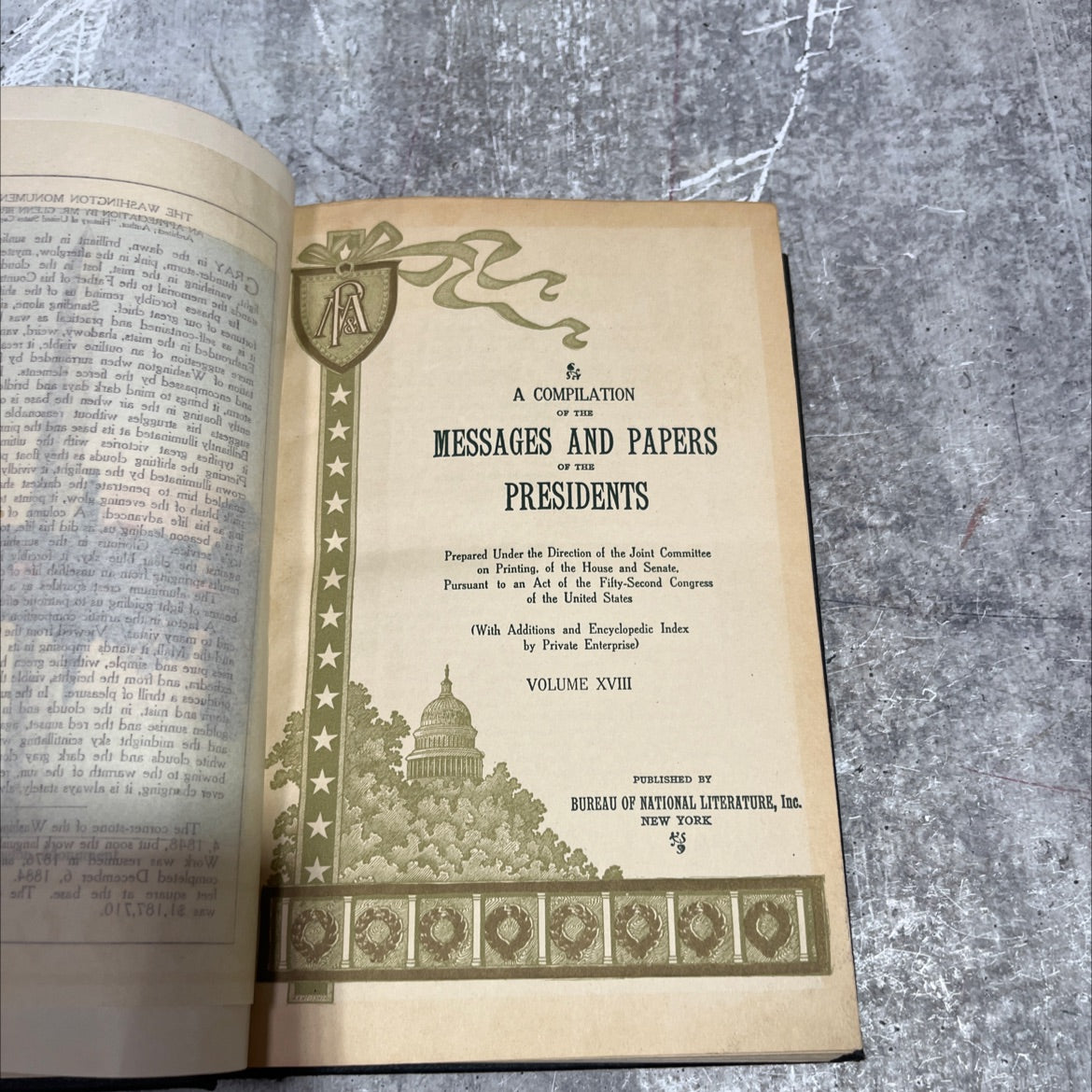 a compilation of the messages and papers of the presidents book, by unknown, 1978 Hardcover image 2