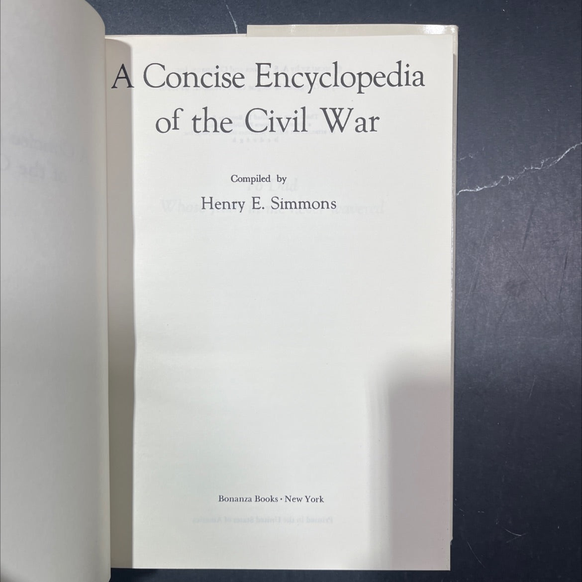 a concise encyclopedia of the civil war book, by henry e. simmons, 1965 Hardcover image 2