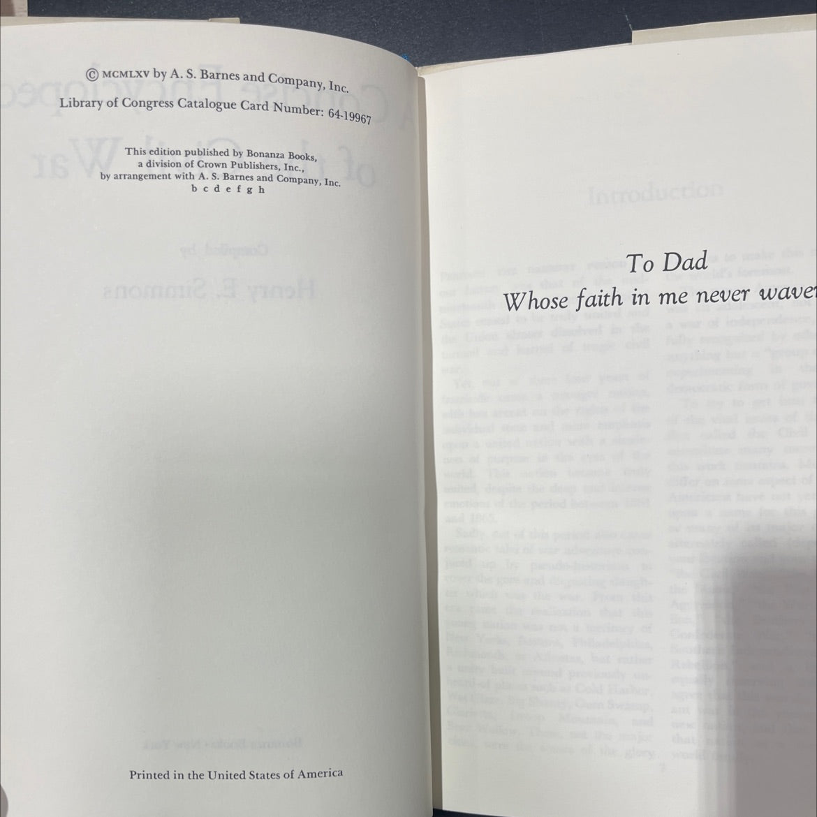 a concise encyclopedia of the civil war book, by henry e. simmons, 1965 Hardcover image 3